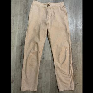 Forever 21 Pinstriped Cropped Trousers